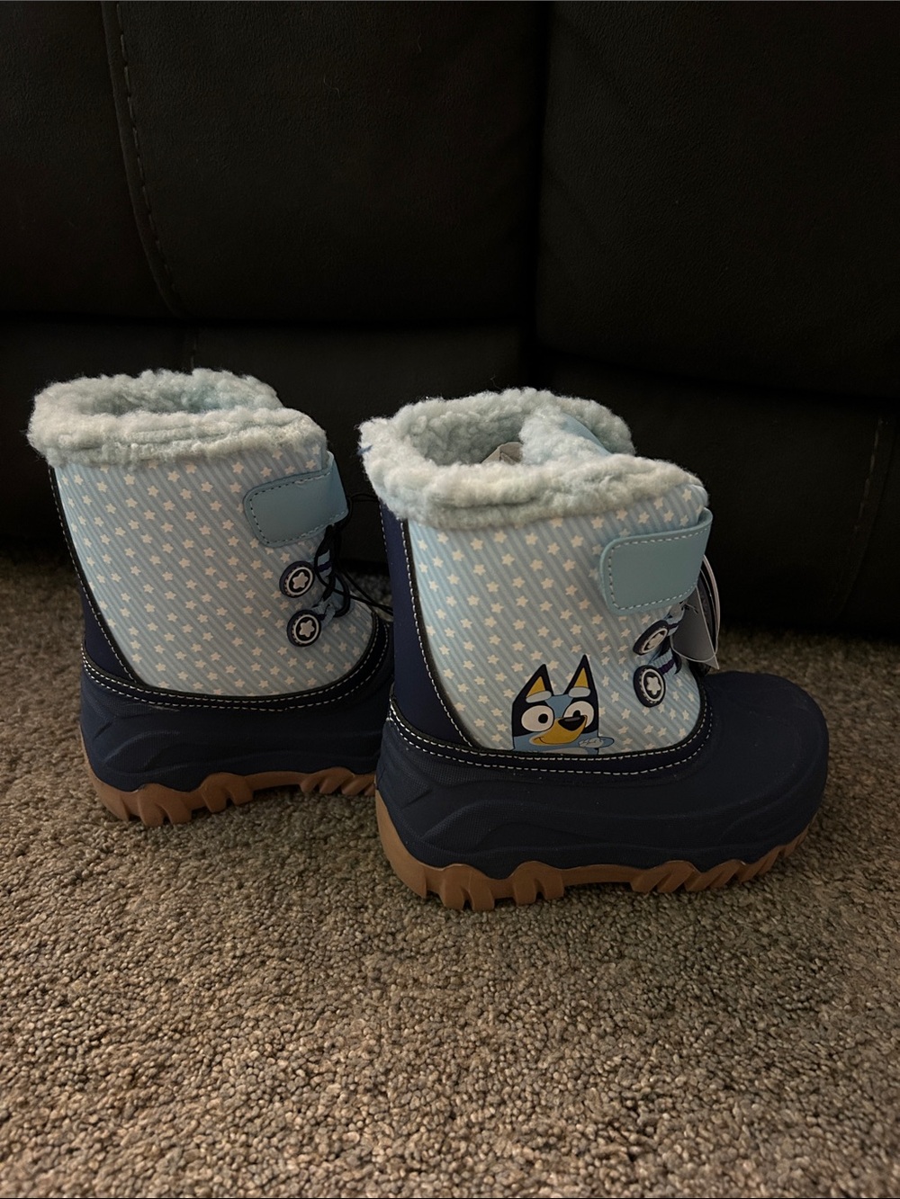 Bluey Kids Winter Snow Boots rated for -20 C